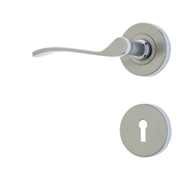 M7A40 - 2 Lever Lockset Wild Star Rose